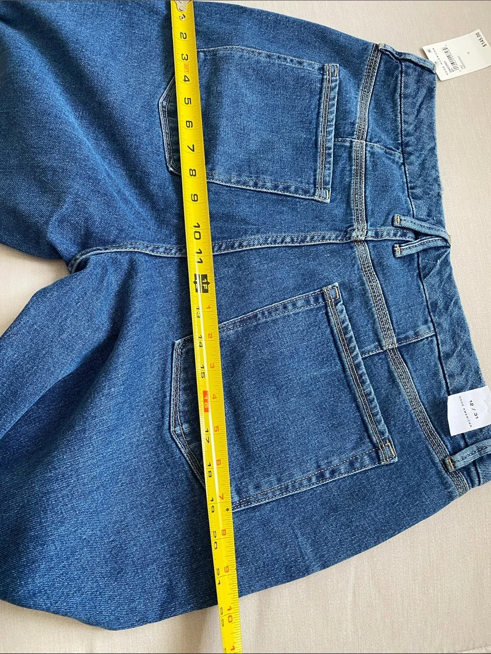 NWT Good American Jeans size 12/31 Indigo067